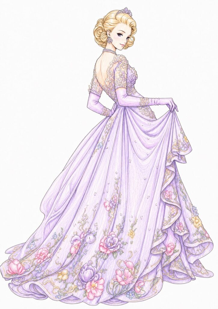 Vintage Fashion Coloring Book | Coloring-books.Havago